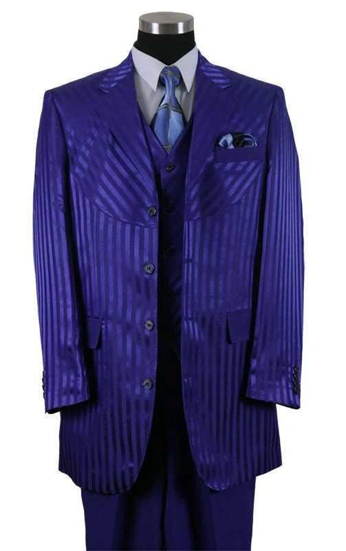 Azul profundo Milano Moda: El traje masculino 2915V que redefine tu estilo.