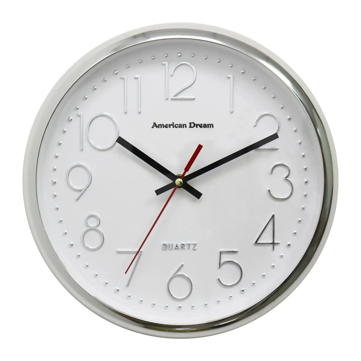 Reloj de pared sin tic-tac, diseño elevado, elegante y silencioso para tu hogar.